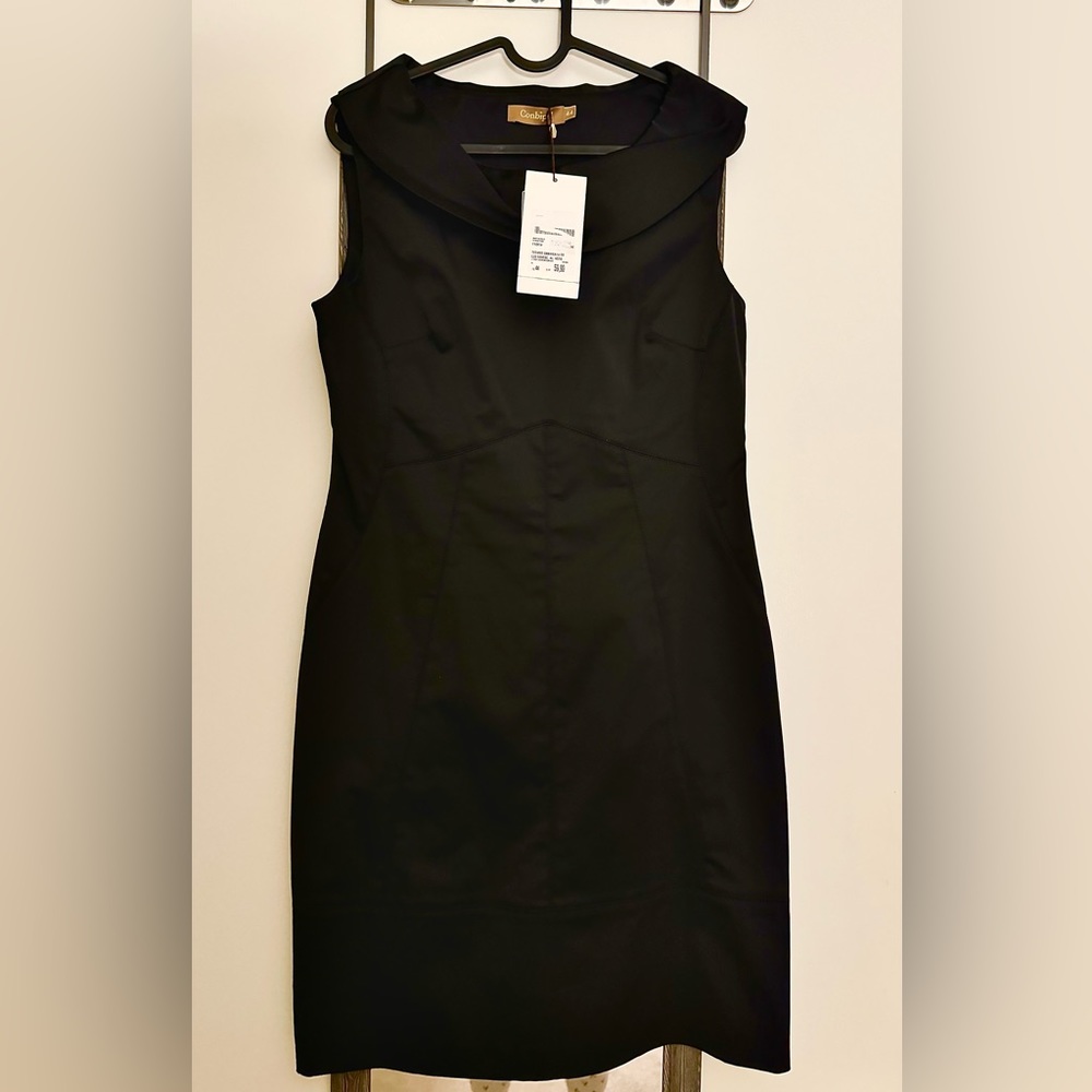 Italian brand (Conbipel) black dress